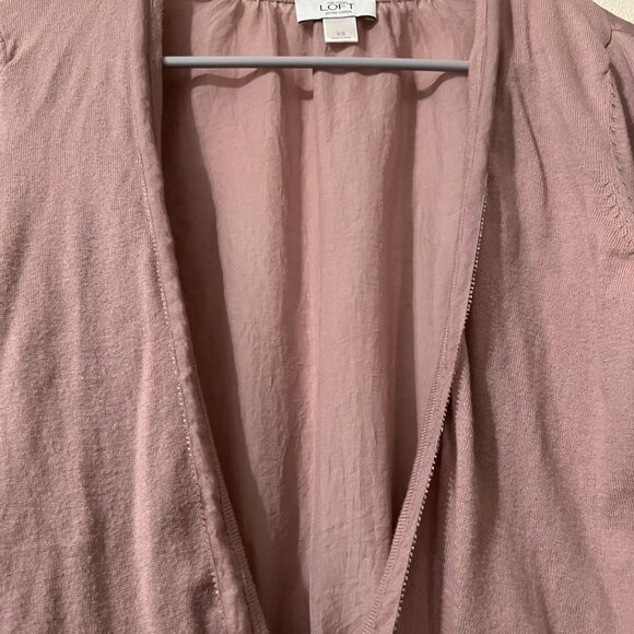 Loft long sleeves cardigan, dust pink, size XS(SALE) - Picture 3 of 13
